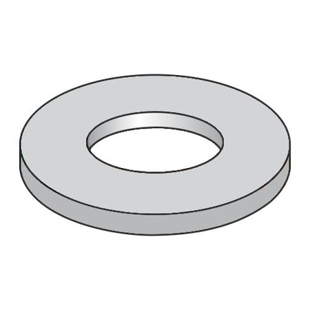 Newport Fasteners Flat Washer, For Screw Size #2 , Stainless Steel 10000 PK 735973